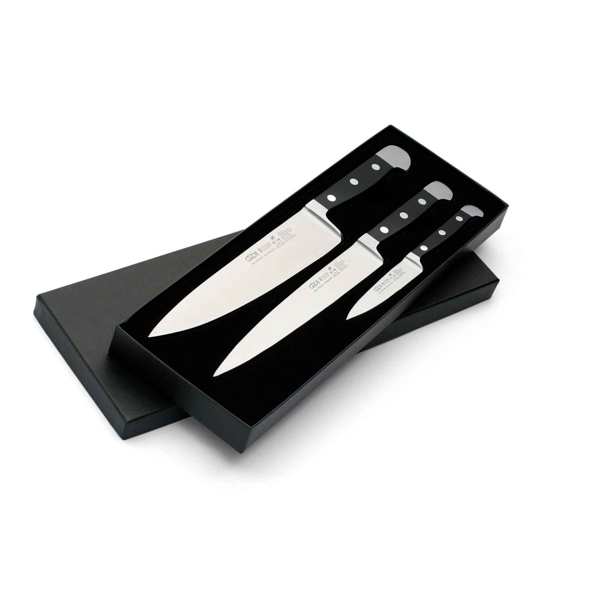 Das 3-teilige Güde Alpha Messerset 3-1000