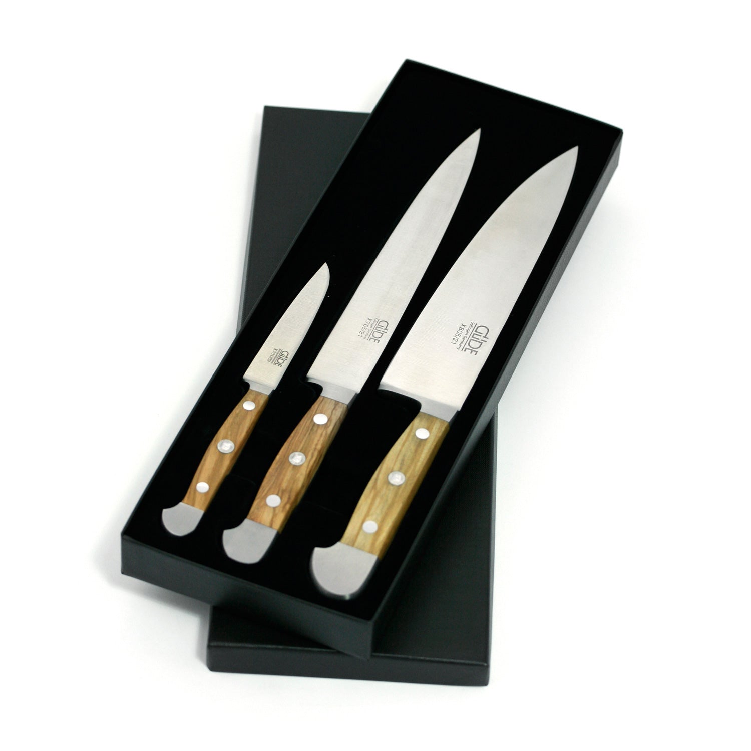 Das Güde Alpha Olive Messerset 3-X000