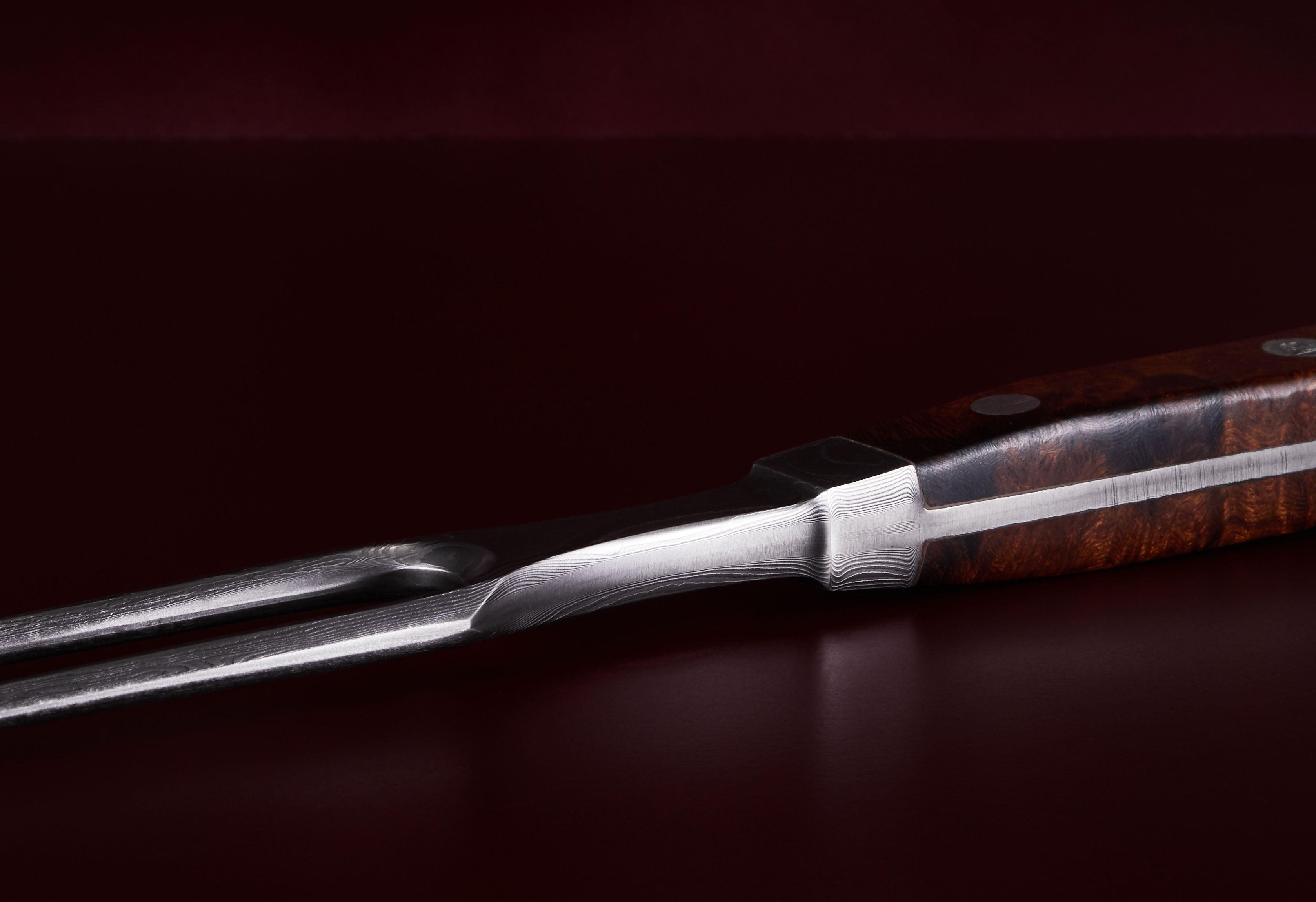 Die Güde Damaststahl Tranchiergabel DA7096/18