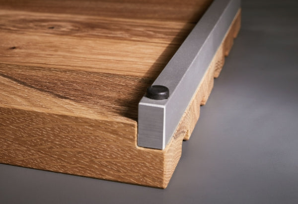 Mitheis Quadrem Mittleres Brotschneidbrett Eiche-Aluminium 39x26 1552