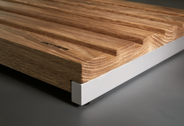Mitheis Quadrem Großes Brotschneidbrett Eiche-Aluminium 58x62 1562