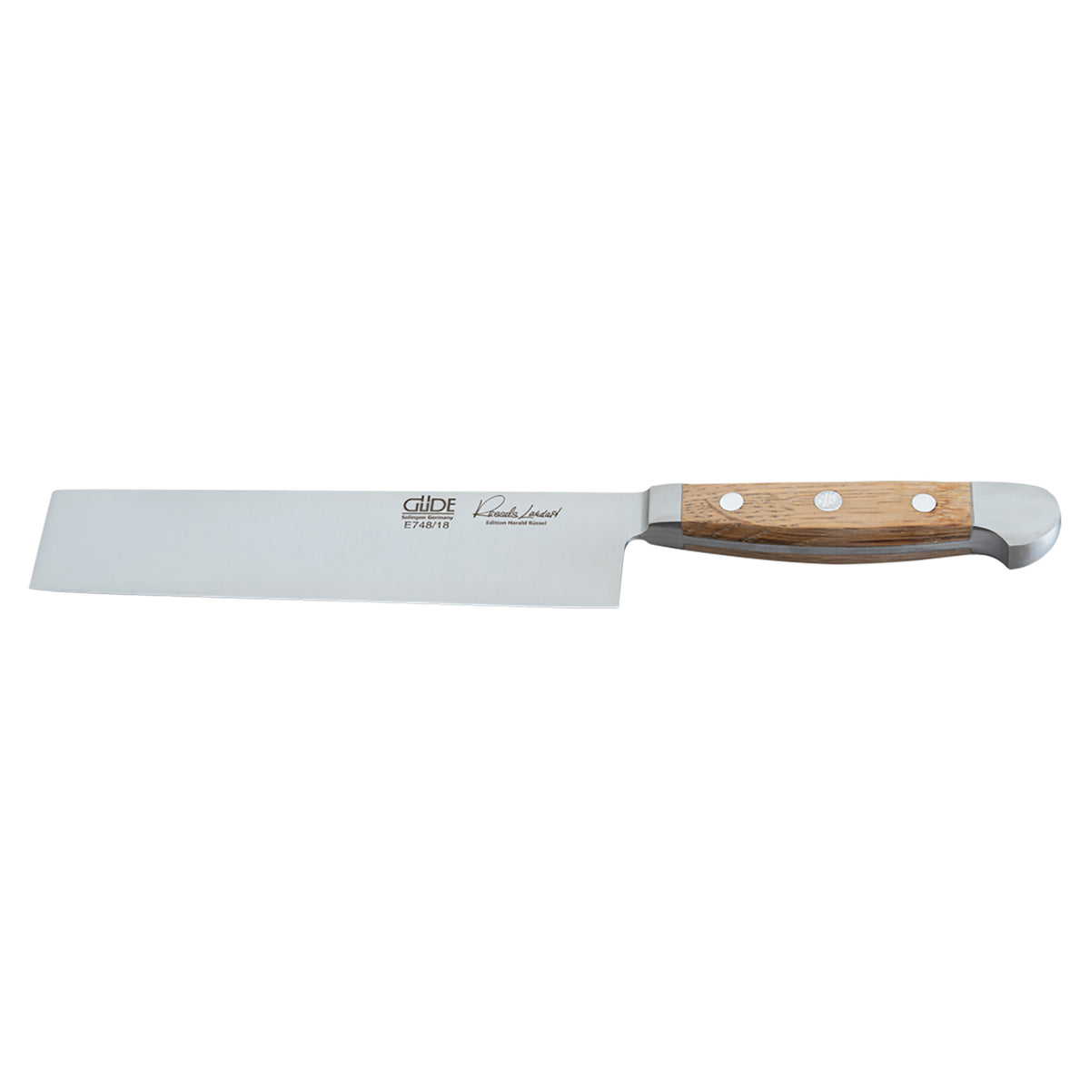 Das große Güde Alpha Fasseiche Nakiri Messer E748/18