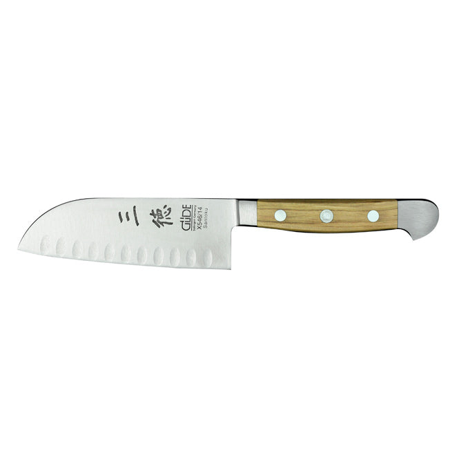 Das kleine Güde Alpha Olive Santoku mit Kulle X546/14
