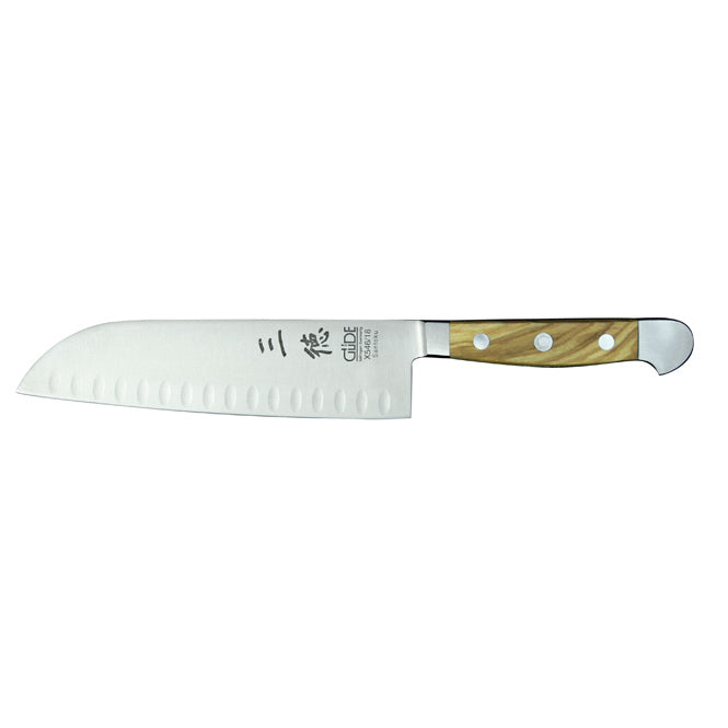 Das große Güde Alpha Olive Santoku mit Kulle X546/18