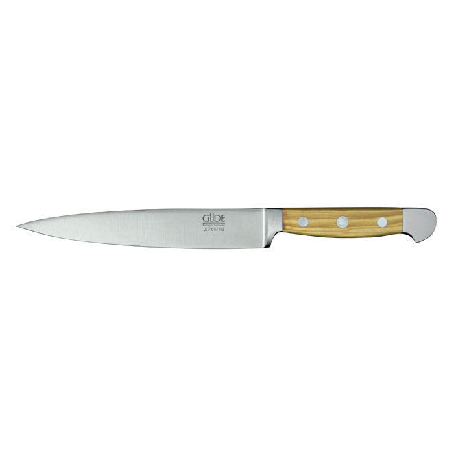 Das Güde Alpha Olive Filiermesser mit flexibler Klinge X765/18